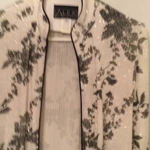 White evening jacket